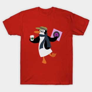 Hipster Penguin T-Shirt